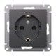 AtlasDesign Базальт Розетка с заземлением, 16А, механизм  ATN001443  SE