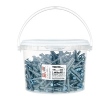 Дюбель-гвоздь 6х40 пот. манжета (полипропилен) (500 шт) - ведро ( 1,801 кг)  113144  Tech-KREP