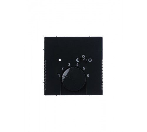 Плата центр. (накладка) для мех. терморегулятора (термостата) 1095 U, 1096 U, серия solo/future, цвет антрацит  1710-0-3630   2CKA001710A3630  ABB