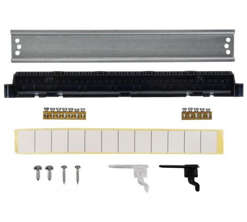 Корпус пластиковый встраиваемый на 12 модулей ЩРВ-П-12 IP41 черная прозрачная дверь UNION Compact  UIC-KP12-V-12-41-K01  IEK