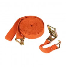 Стяжка для груза багажная с крюками, с храповым механизмом, 10х0.038 м  80-0243  Rexant