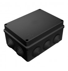 Коробка распределительная для о/п черная 150х110х70 (28шт/кор) IP55 безгалогенная (HF)  40-0310-9005  Промрукав