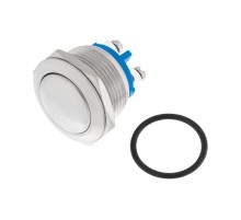 Кнопка антивандальная 19 Б/Фикс (2с винт) (ON)-OFF сфера (PBS-28В, A19-A2) (в упак. 1шт.)  06-0357-B  REXANT