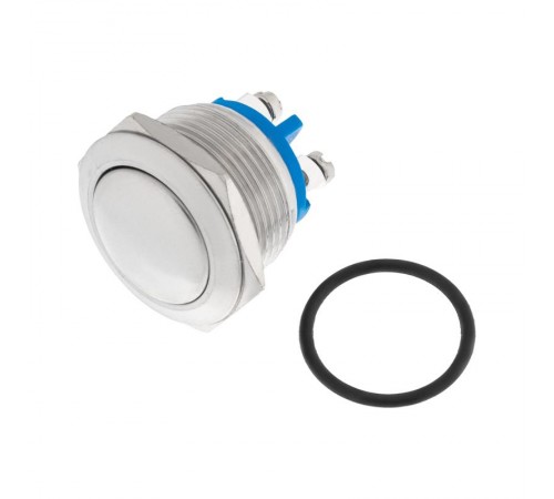 Кнопка антивандальная 19 Б/Фикс (2с винт) (ON)-OFF сфера (PBS-28В, A19-A2) (в упак. 1шт.)  06-0357-B  REXANT