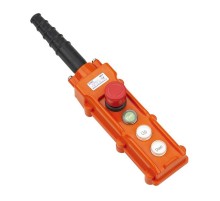 Пульт кнопочный NP3-1K на 2 кнопки, кнопка "ВКЛ" с фикс., повор. "Грибок" c фикс. IP65 (R)  586056  CHINT