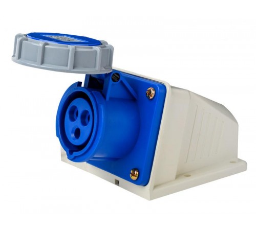 Розетка стац. 2Р+РЕ 16А 220В IP67 РС-103  26196DEK  DEKraft