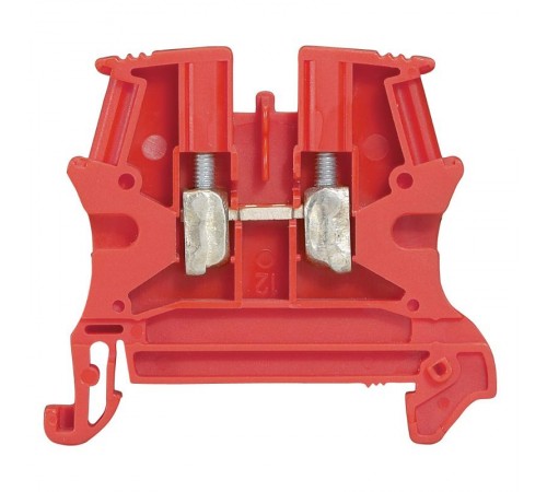 Винтовая клемма Viking 3 - однополюсная - 1 вход/1 выход - шаг 5 мм - красный  037130  Legrand