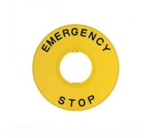 Шильдик аварийной остановки NP2-BY8101 90 (без надписи) (R)  253749  CHINT