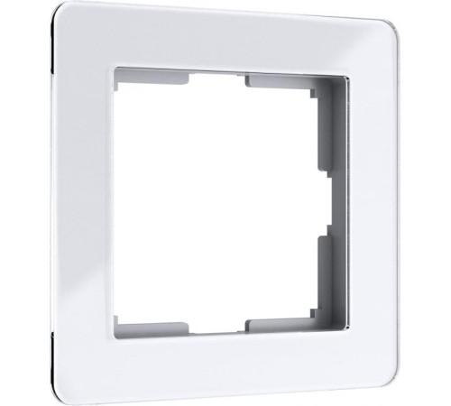 Рамка на 1 пост Acrylic белый Werkel W0012701  a059313  Werkel