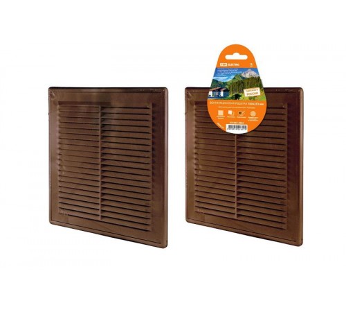 Решетка разъемная с москитной сеткой, 183х253 "ЭКО" (коричн.)  SQ1807-0085  TDM