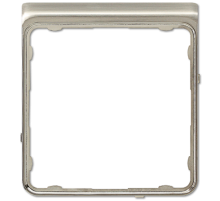 Внешняя цветная рамка; благородная сталь  CDP82ES  Jung