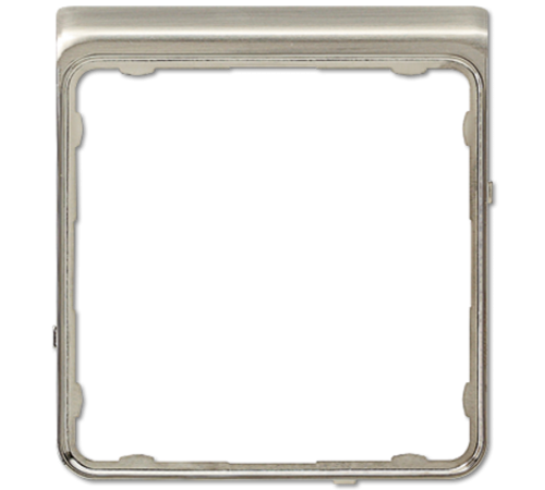 Внешняя цветная рамка; благородная сталь  CDP82ES  Jung