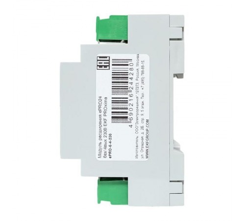 Модуль расширения ePRO удаленного управления 6вх\4вых 230В PROxima  ePRO-6-4-230  EKF