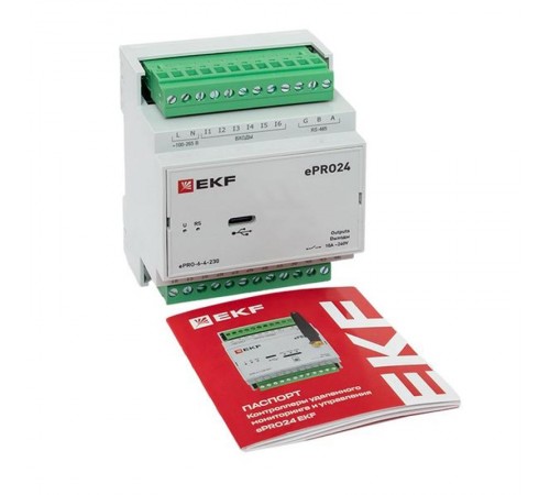 Модуль расширения ePRO удаленного управления 6вх\4вых 230В PROxima  ePRO-6-4-230  EKF
