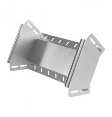 Угол вертикальный внешний 90 градусов Стандарт INOX (AISI 304) 400х100  PR16.3002  Промрукав