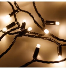 Светодиодная гирлянда ARD-STRING-CLASSIC-10000-BLACK-100LED-FLASH WARM (230V, 7W)  025795  Arlight