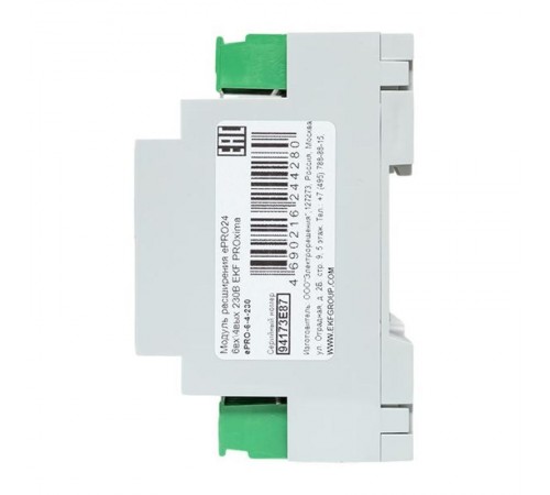 Модуль расширения ePRO удаленного управления 6вх\4вых 230В PROxima  ePRO-6-4-230  EKF