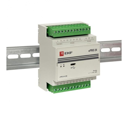 Модуль расширения ePRO удаленного управления 6вх\4вых 230В PROxima  ePRO-6-4-230  EKF