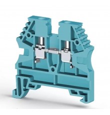 Клеммник на DIN-рейку 2,5мм.кв. (синий) AVK2,5 RD (RP)0.0.0.3.04201RP  304201RP  Klemsan