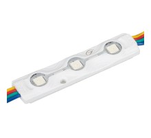 Модуль герметичный ARL-ORION-R07-12V RGB (5050, 3 LED)  026540  Arlight