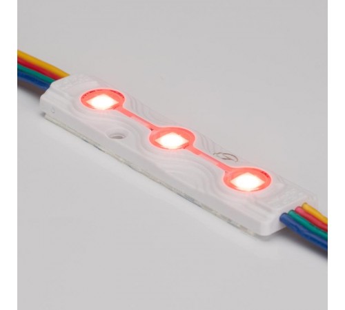 Модуль герметичный ARL-ORION-R07-12V RGB (5050, 3 LED)  026540  Arlight