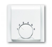 Плата центральная (накладка) для мех. терморегулятора (термостата) 1094 U, 1097 U, серия impuls, цвет альп. белый  1710-0-3552   2CKA001710A3552  A