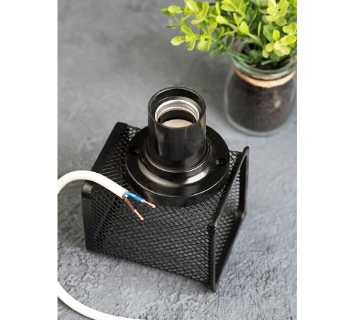 Патрон потолочный карболитовый Е27 черный прямой без наклейки PROxima  LHC-E27-sc  EKF