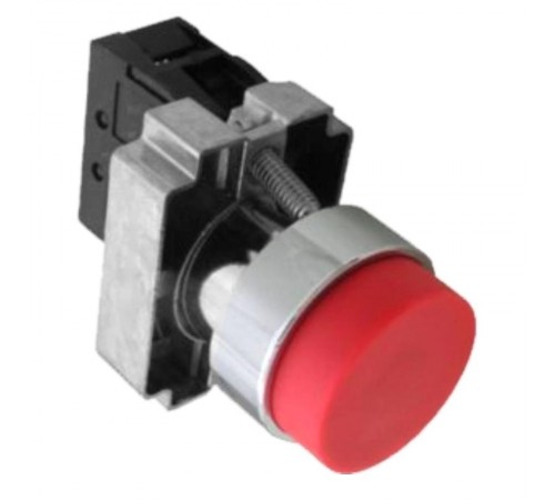 Кнопка управления NP2-BL42 без подсветки, красная, 1НЗ, IP40 (R)  576038  CHINT