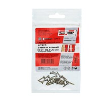 Саморез ШУж 2,5х13 пот. гол. (25 шт) - пакет ( 0,011 кг)  102467  Tech-KREP