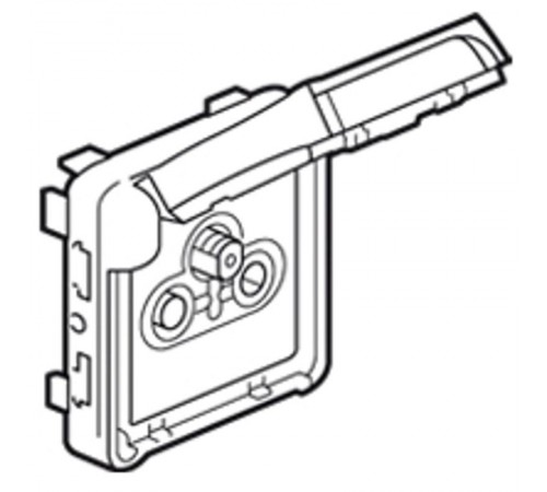 Plexo Серый Розетка TV-SAT IP55  069558  Legrand