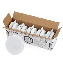 Лампа светодиодная RED LINE LED GX-8W-865-GX53 R (10-PACK) GX53 8Вт таблетка холодный дневной свет  Б0045332  ЭРА