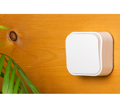 Quteo Белый Выключатель 1-клавишный 10А  782200  Legrand