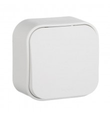 Quteo Белый Выключатель 1-клавишный 10А  782200  Legrand