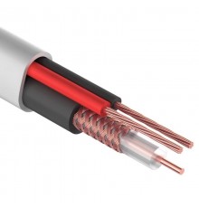 Кабель КВК-В-2+2x0,75 мм (Cu/Cu) белый (бухта 200 м)  01-4101-1  REXANT