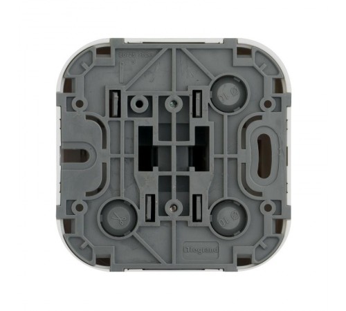 Quteo Белый Переключатель 1-клавишный 10А  782204  Legrand