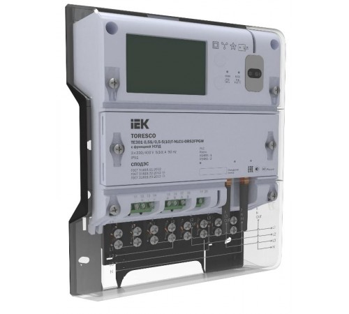 TORESCO Счетчик ЭЭ TE301 0,5S/0,5-5(10)T-NLCU-ORS2FPGW  TR-TE301-010T-5-URS2FPGW  IEK