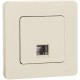 Inspiria Слоновая кость Розетка телефонная RJ11 С/У без рамки  673821  Legrand