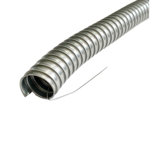 Металлорукав Р3-Ц 38 (20 м/уп.) с протяжкой  zeta44908  ГОФРОМАТИК