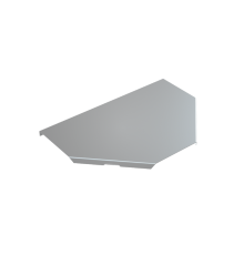 Крышка отвода Т-образного 100  KTD100  КМ-профиль