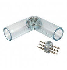 Комплектующие L - коннектор для трехжильного дюралайта ?13мм  124-321  NEON-NIGHT