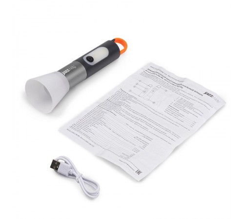 Фонарь светодиодный ручной Accu1-L5W/L3W-bk, Li-Ion  .5048812  Jazzway