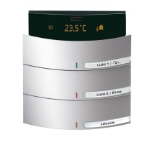 6321/38-83-500 Сенсор 3/6-клавишный, терморегулятор, triton, цвет серебристый алюминий  6320-0-0058  2CKA006320A0058  ABB