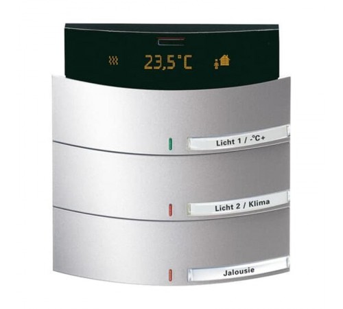 6321/38-83-500 Сенсор 3/6-клавишный, терморегулятор, triton, цвет серебристый алюминий  6320-0-0058  2CKA006320A0058  ABB