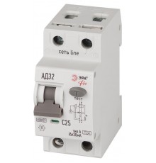 АВДТ 6кА  PRO D326E2C25A30 АД-32 электронное 1P+N C25 30мА тип A   Б0059198  ЭРА