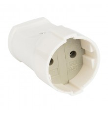 Гнездо штепсельное б/з бел. 10А 250В EKF PROxima  ASG10-10  EKF