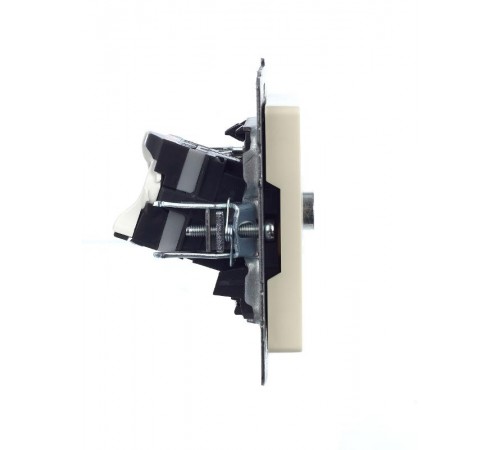 BRITE Розетка двойная TV+RJ45 кат.5E РТВ/РК12-БрКр бежевый  BR-AK20-1-K10  IEK