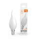 Лампа светодиодная   Basic Filament Свеча на ветру 4,5W 380lm 2700К Е14 milky  LED 1/10/50  1045115  Gauss