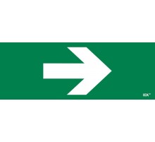 Этикетка самоклеящаяся 350х130мм "Направляющая стрелка"  LPC10-1-35-13-STR  IEK