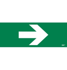 Этикетка самоклеящаяся 350х130мм "Направляющая стрелка"  LPC10-1-35-13-STR  IEK