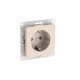 AtlasDesign Бежевый Розетка с заземлением, 16А, механизм, быстрозажимные клеммы  ATN000243S  SE